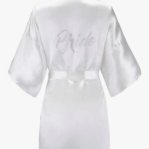 NWT Elegant White Bridal Bride Robe